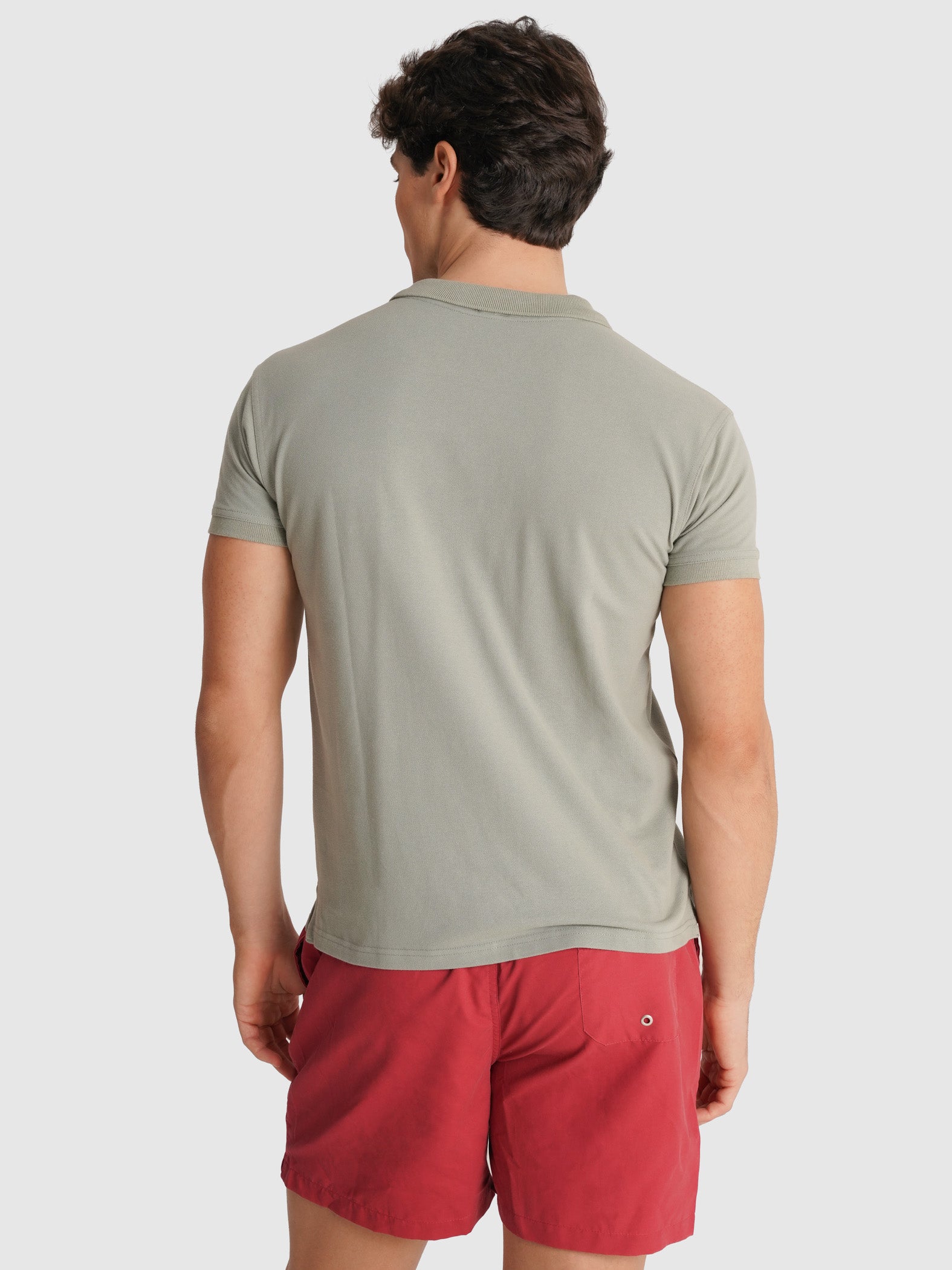 POLO VERDE MANGA CORTA REGULAR FIT MR. AZUL