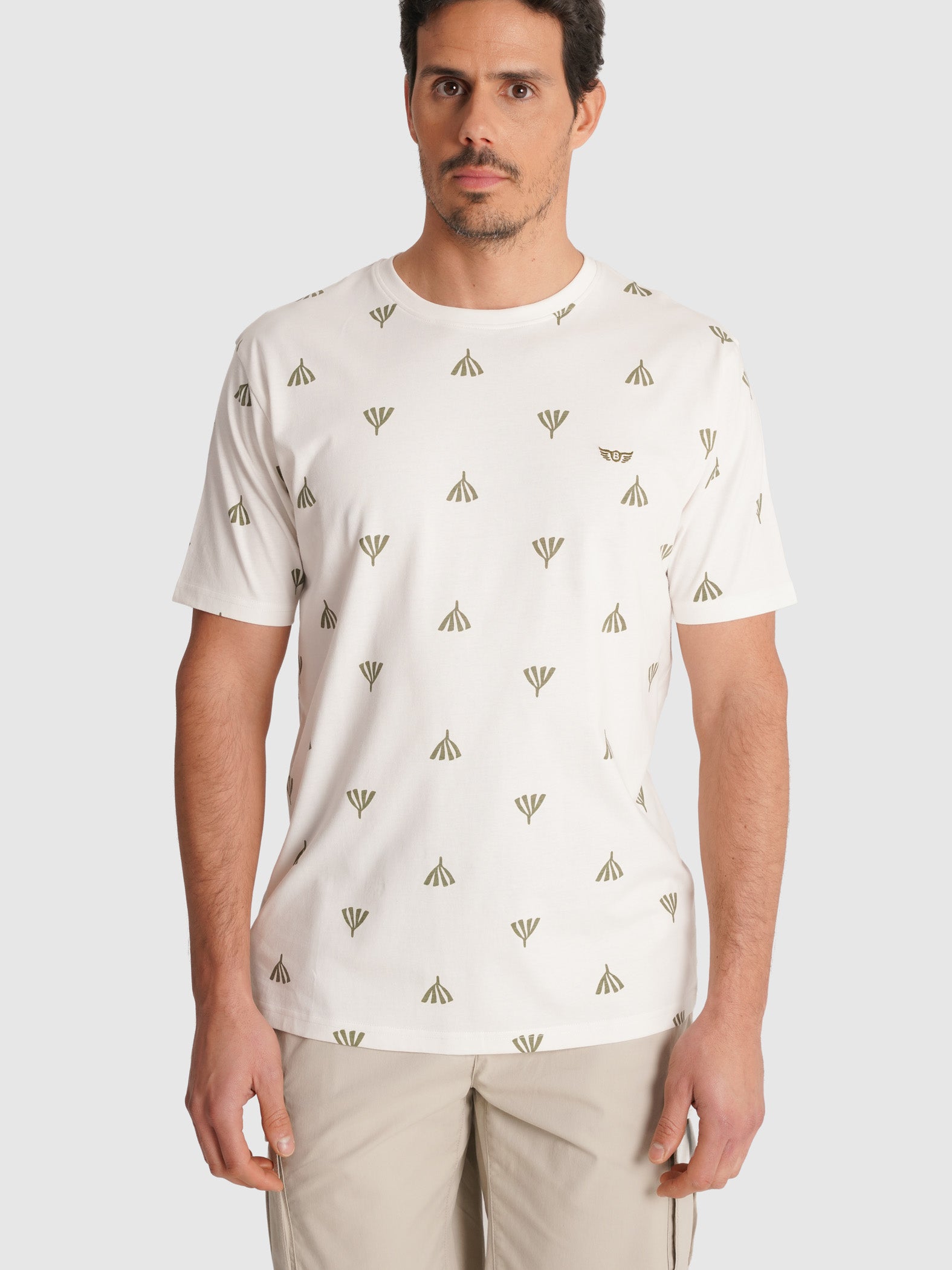 CAMISETA RAW MANGA CORTA REGULAR FIT MR. AZUL