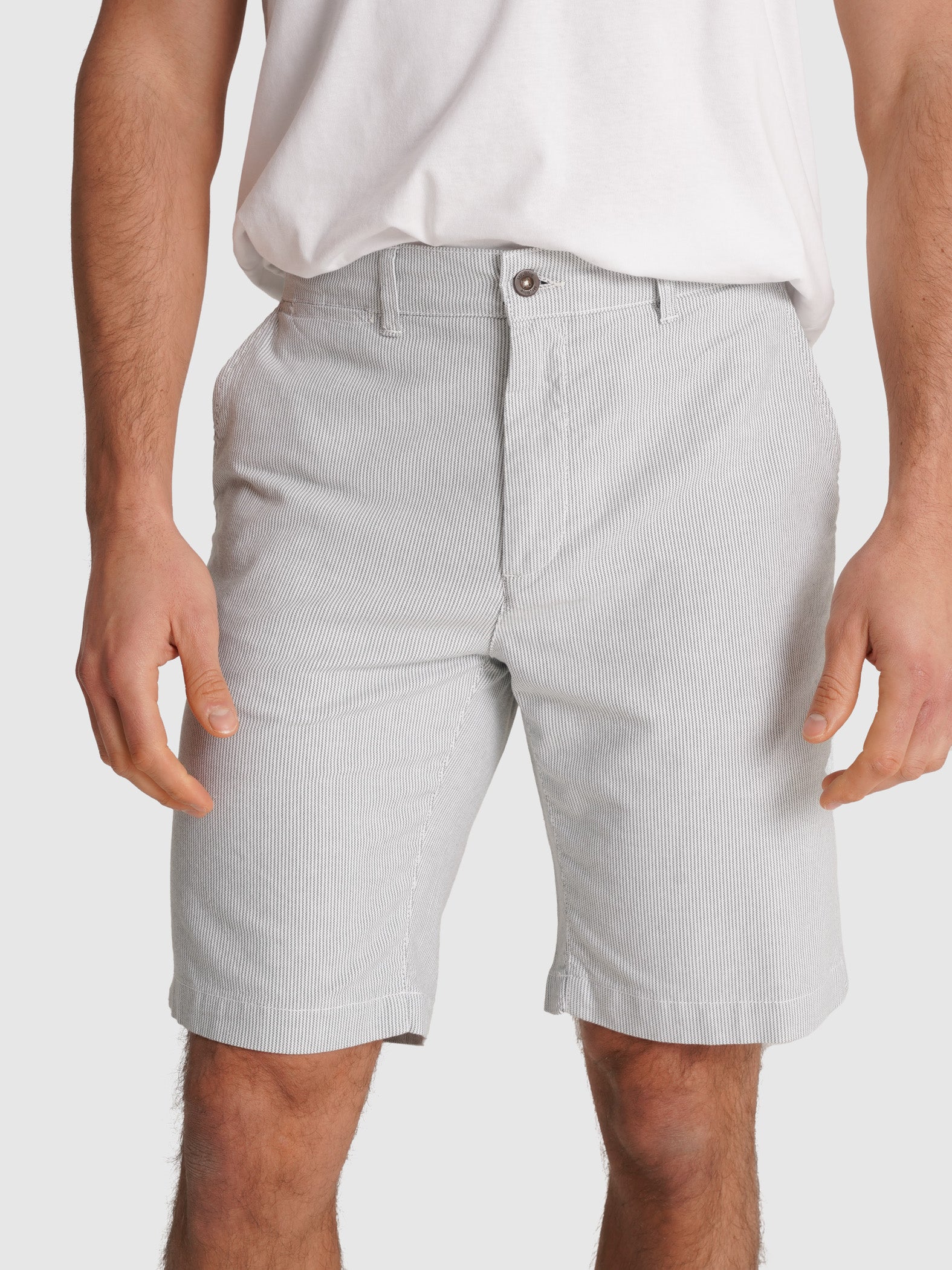 GREEN OXFORD BERMUDA REGULAR FIT MR. BLUE