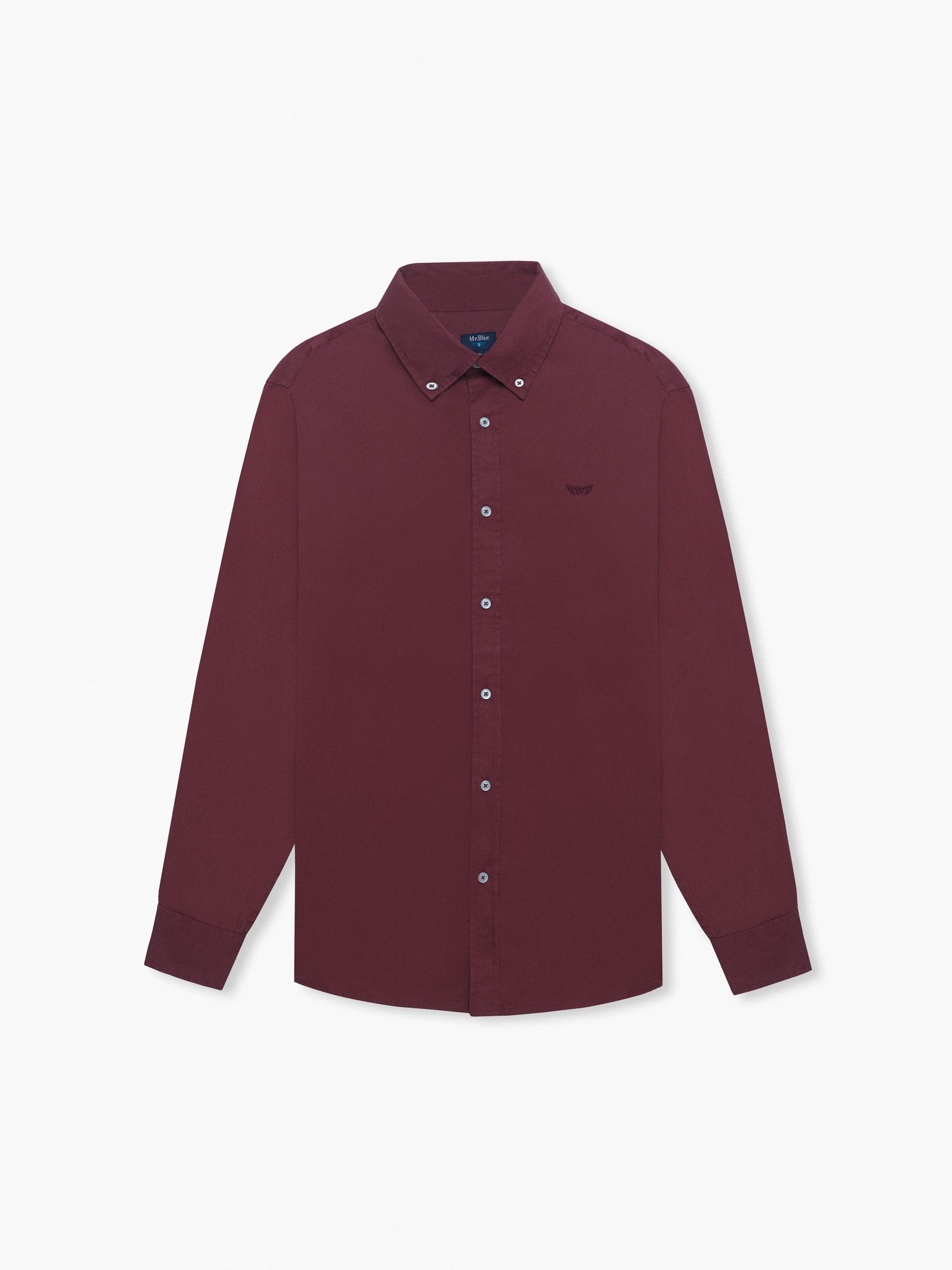 CAMISA MR ROSA MANGA LARGA REGULAR FIT. AZUL