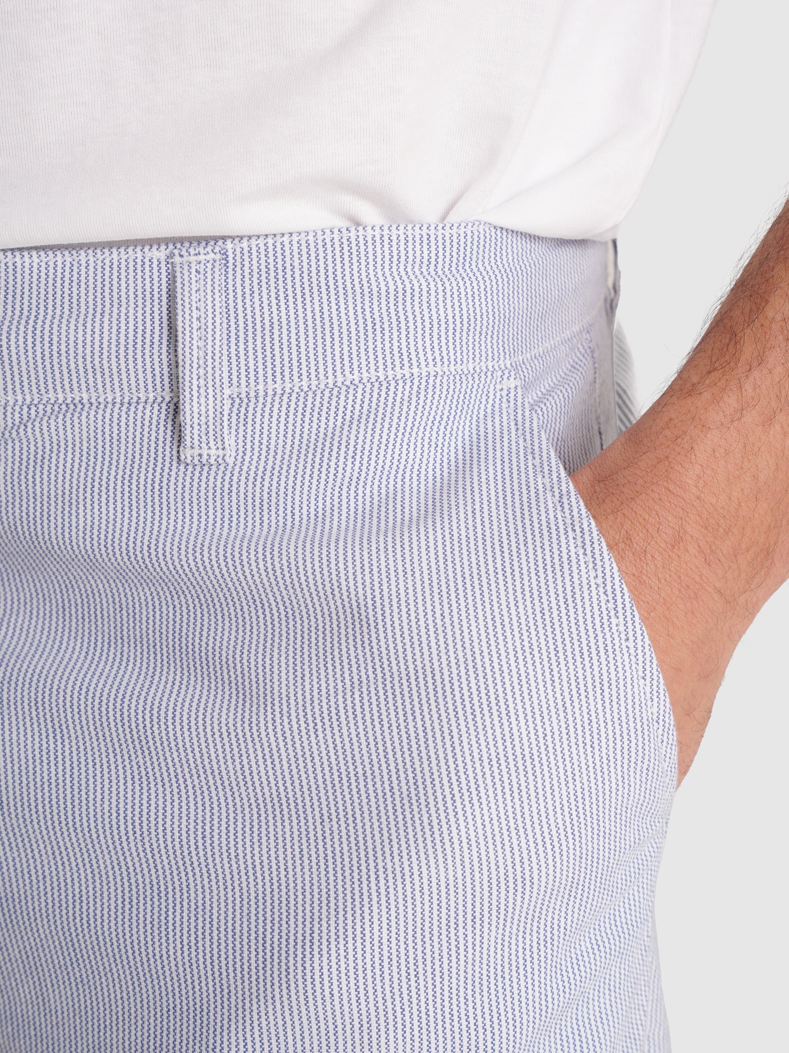BERMUDA OXFORD AZUL REGULAR FIT MR. AZUL