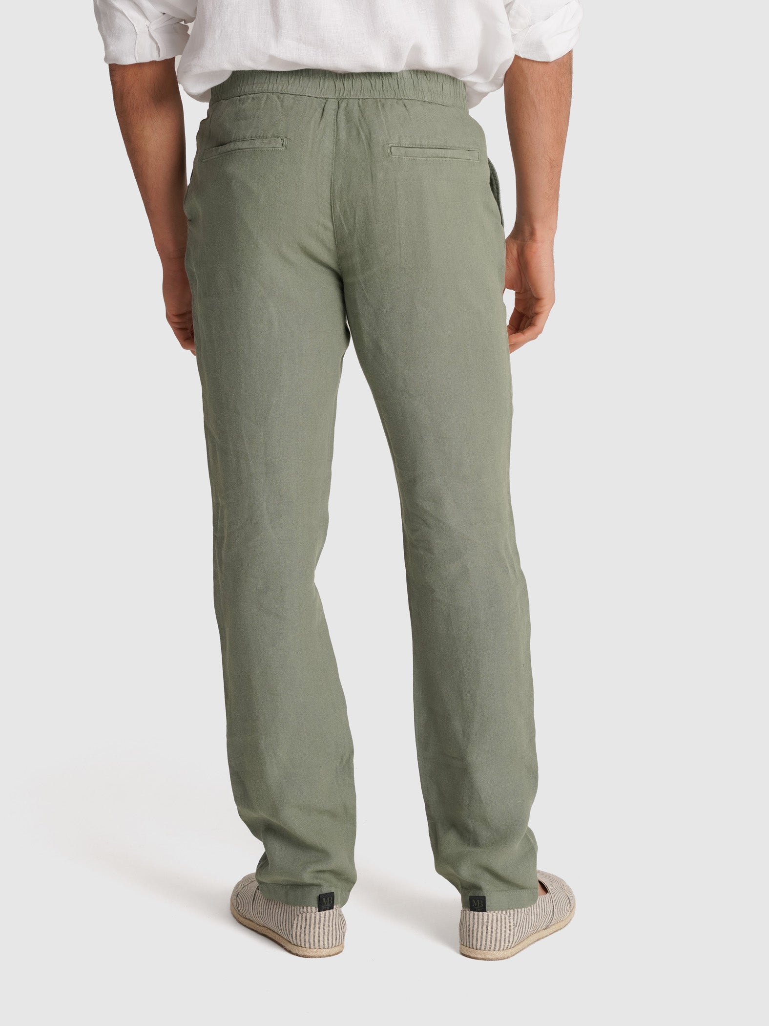 GREEN REGULAR FIT TROUSERS MARK BELLUCCI