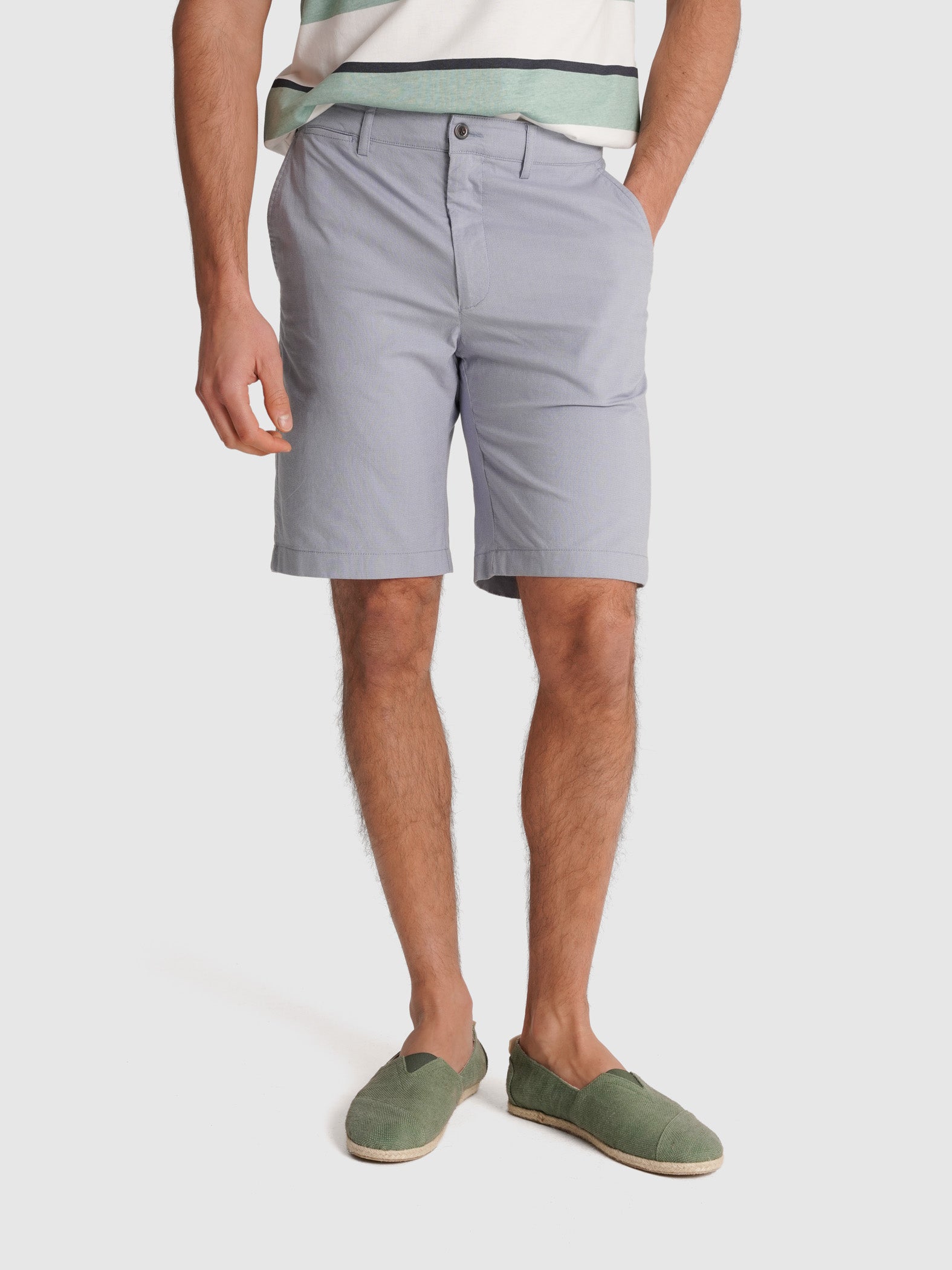 CHAMBRAY BLUE BERMUDA REGULAR FIT MR. BLUE