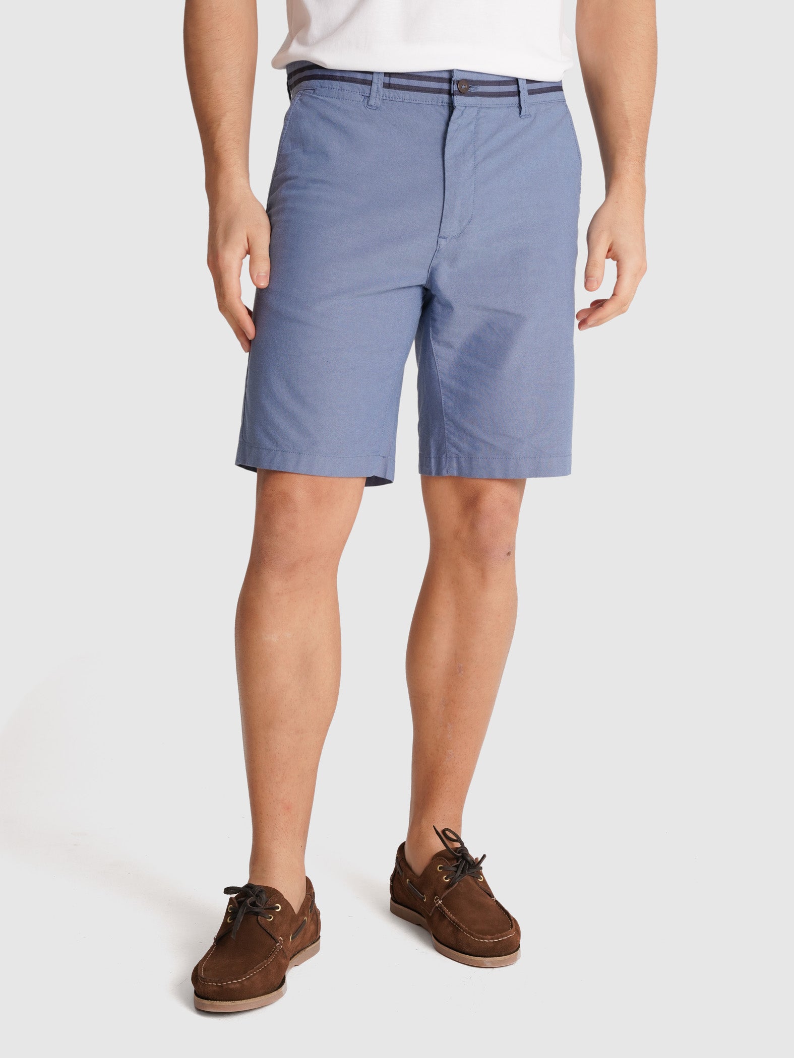 BERMUDA CHAMBRAY AZUL REGULAR FIT MR. AZUL