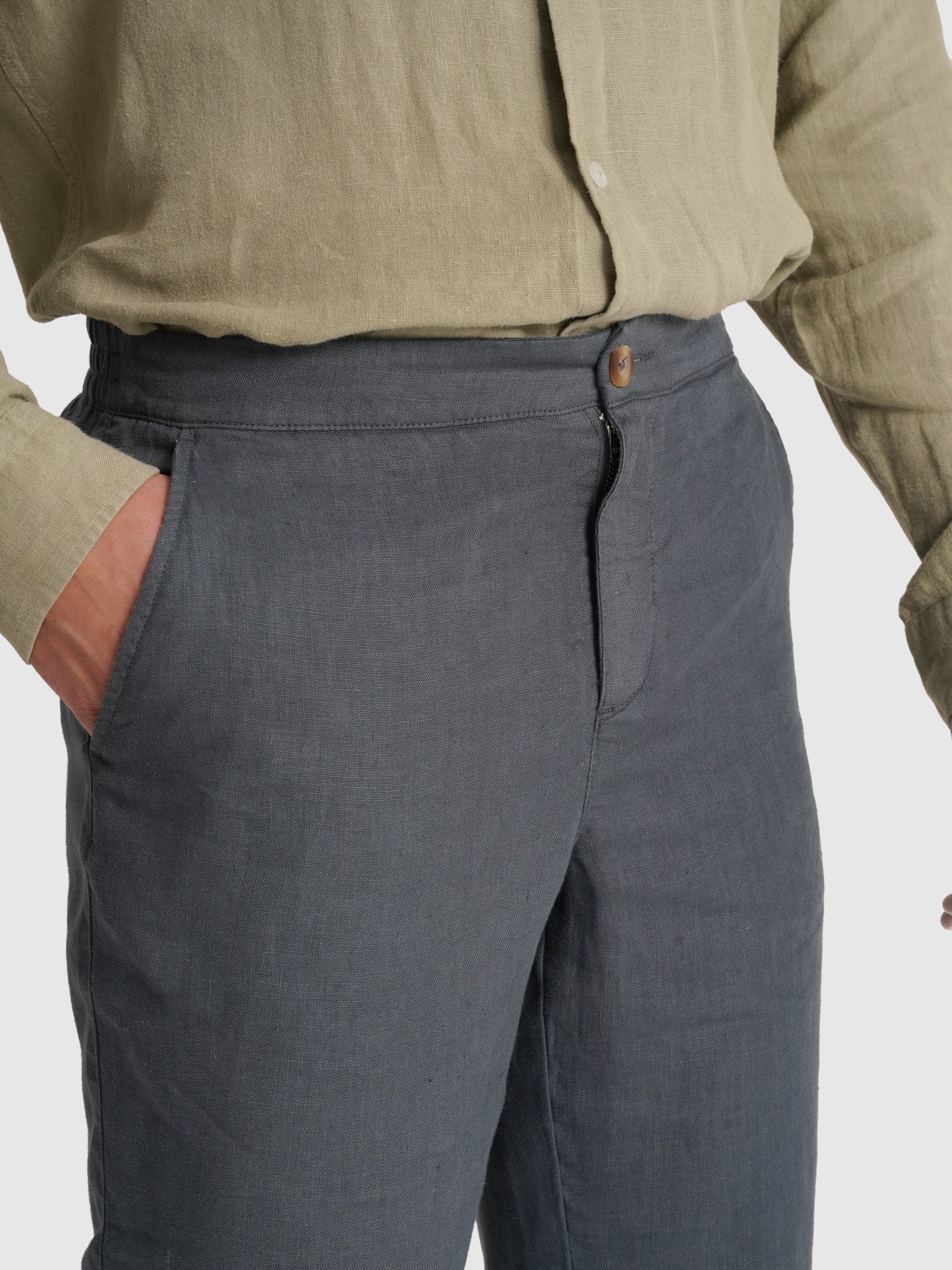 PANTALÓN REGULAR FIT AZUL MARK BELLUCCI