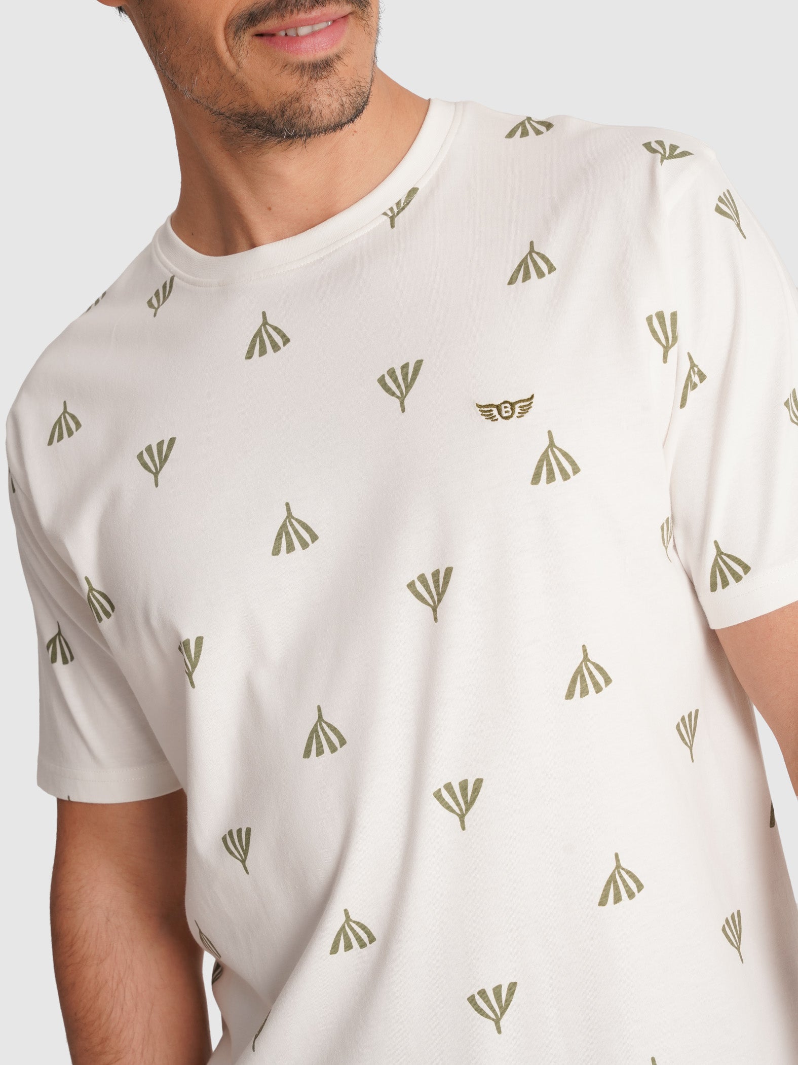 CAMISETA RAW MANGA CORTA REGULAR FIT MR. AZUL
