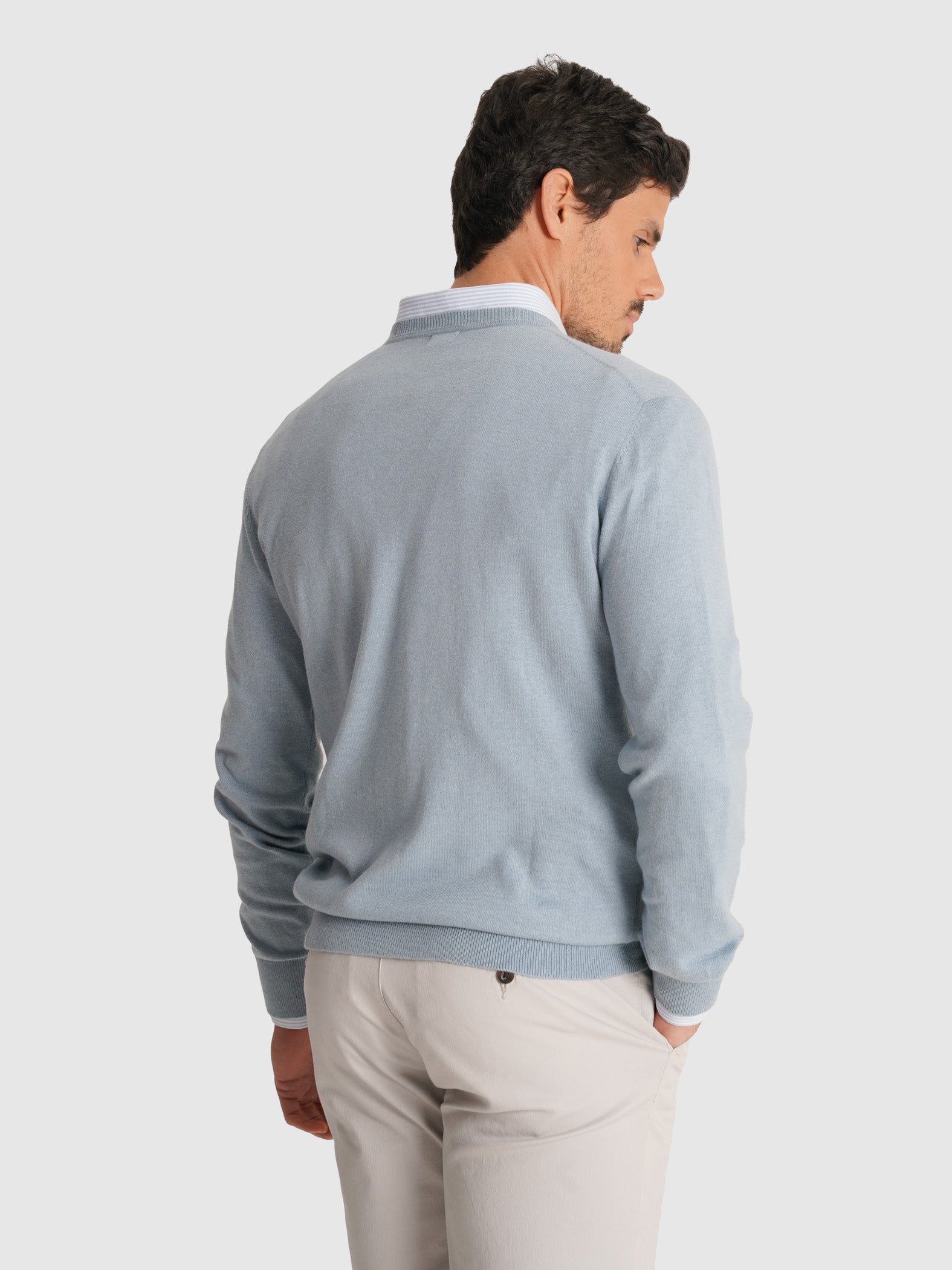 BLUE PULLOVER REGULAR FIT MR. BLUE