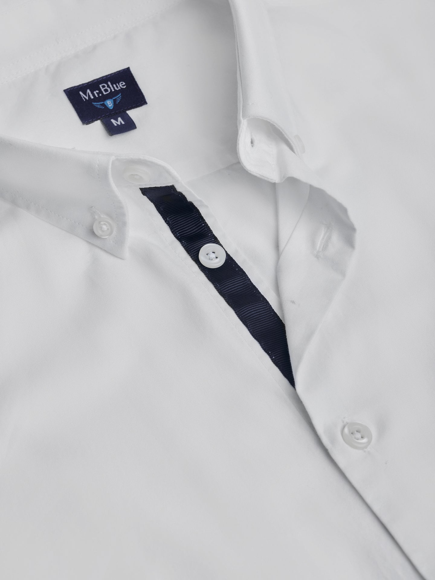 CAMISA MR BLANCA SLIM FIT. AZUL