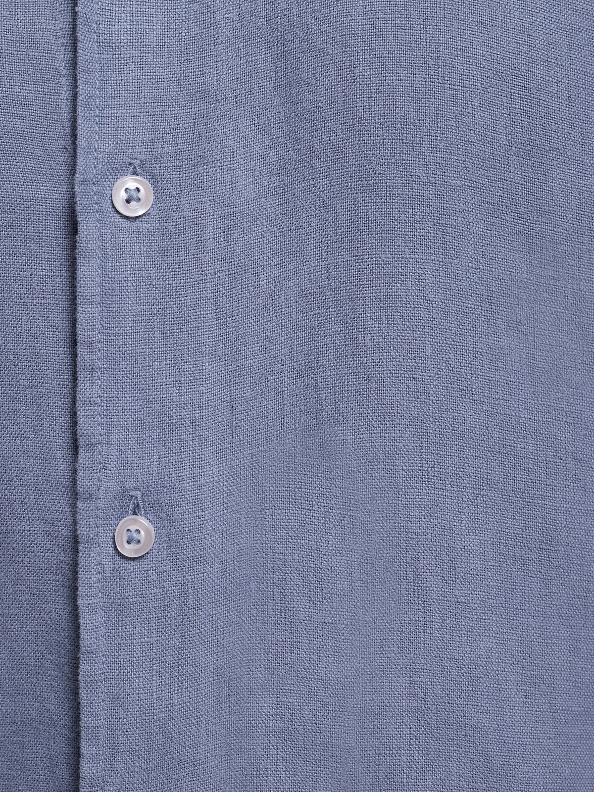 CAMISA LINHO AZUL MANGA COMPRIDA TAILORED FIT MARK BELLUCCI