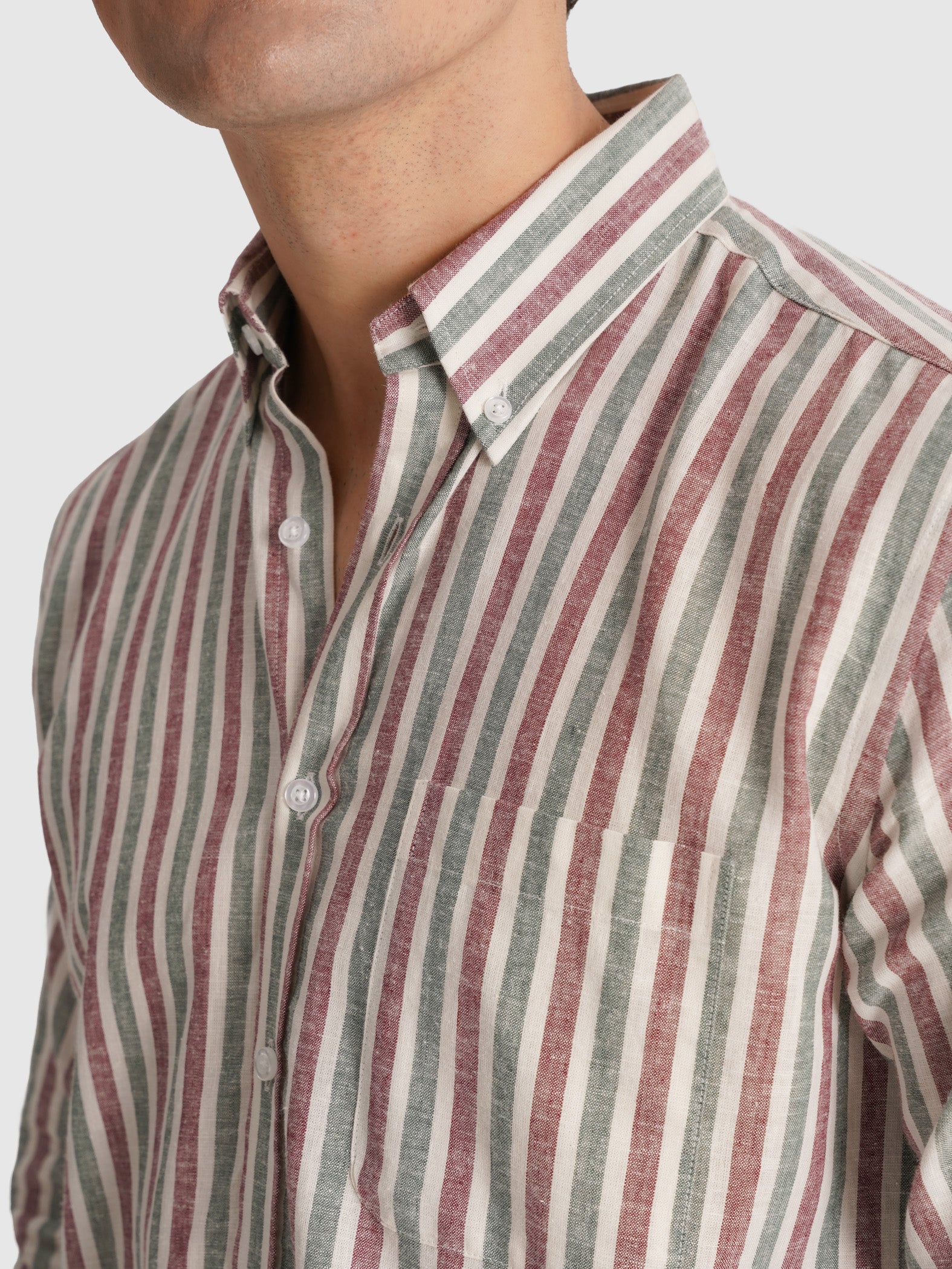 CAMISA VERMELHA MANGA COMPRIDA REGULAR FIT MR. BLUE