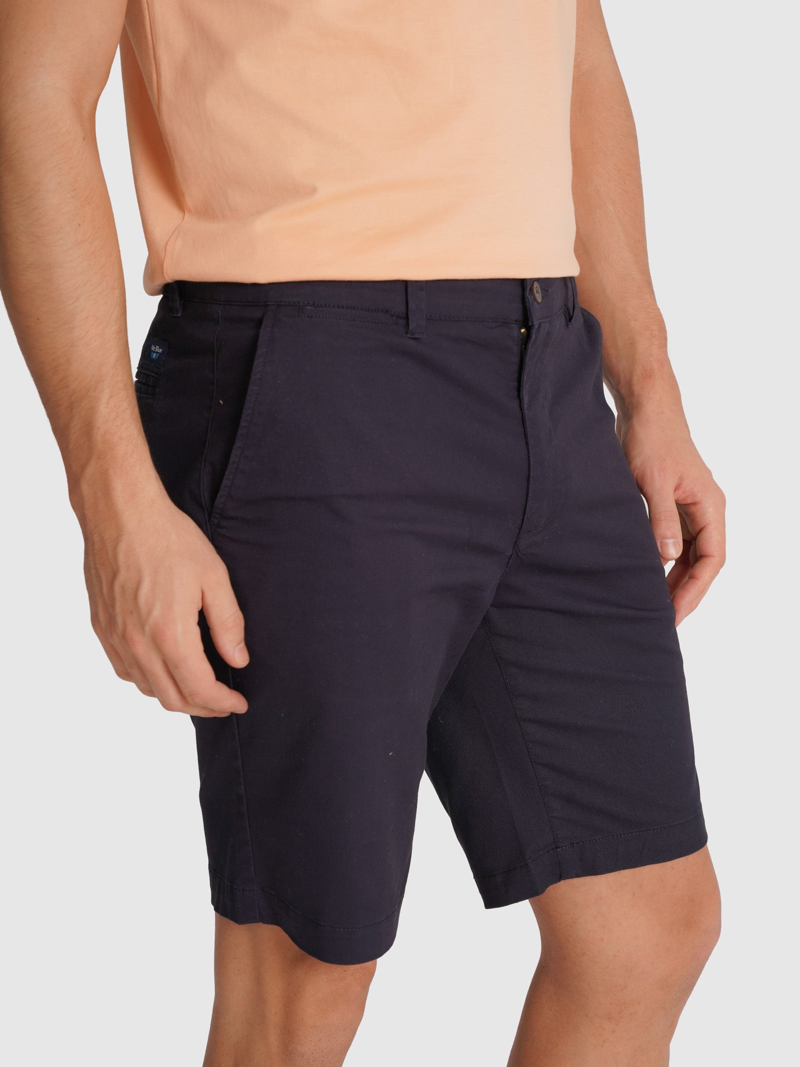 BERMUDA DE SARGA AZUL REGULAR FIT MR. AZUL