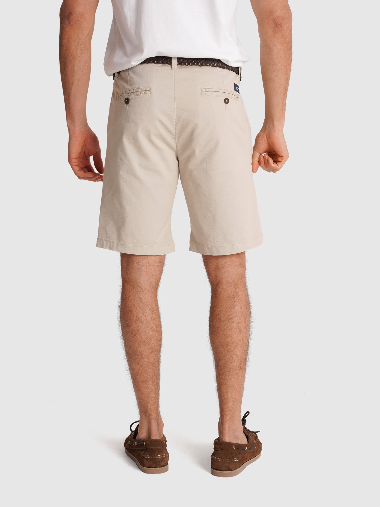 BERMUDA DE SARGA BEIGE AJUSTE REGULAR MR. AZUL