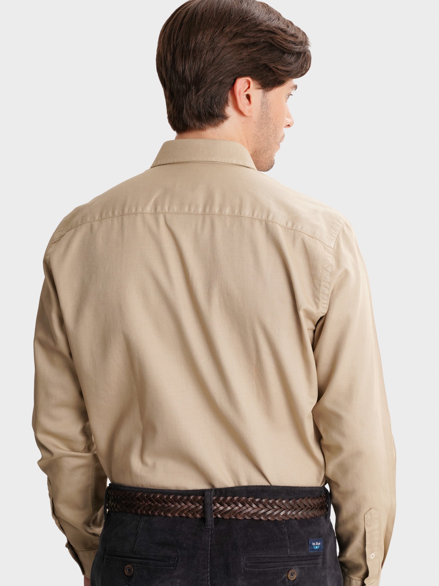 CAMISA MR BEIGE SASTRERÍA. AZUL