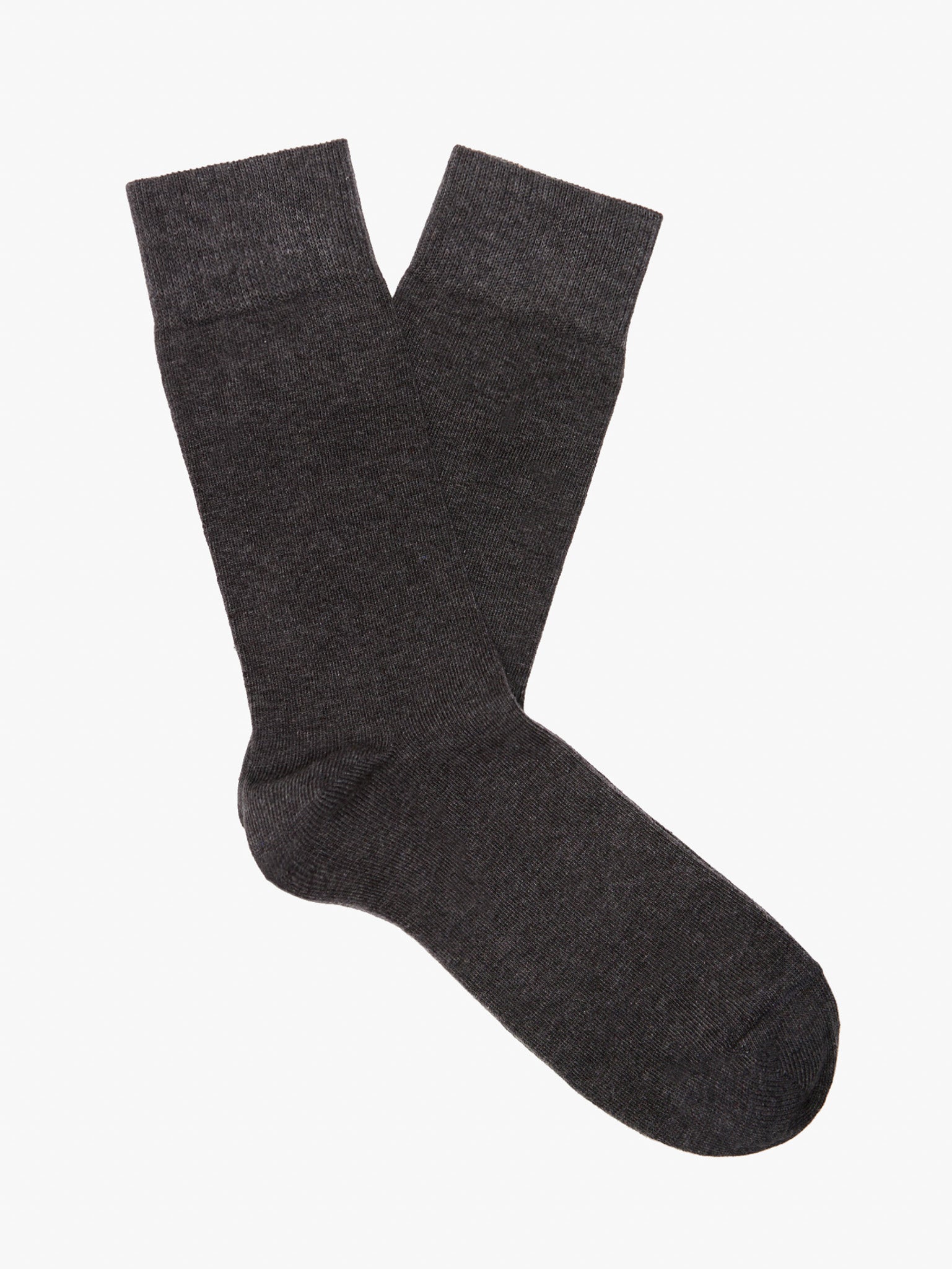 MEIAS LÃ CINZENTAS REGULAR FIT MR. BLUE