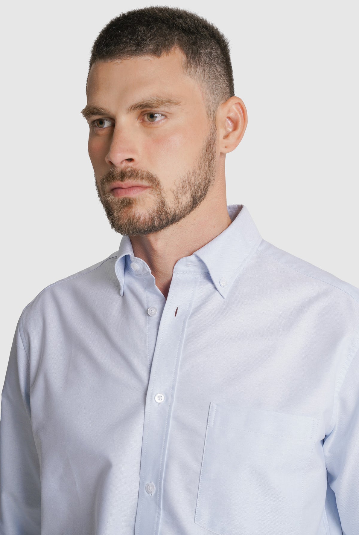 CAMISA OXFORD REGULAR FIT AZUL LISA MR. BLUE