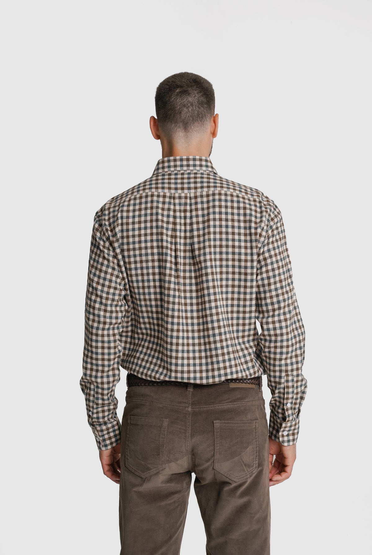 CAMISA FLANELA REGULAR FIT VERDE AO QUADRADO MR. BLUE