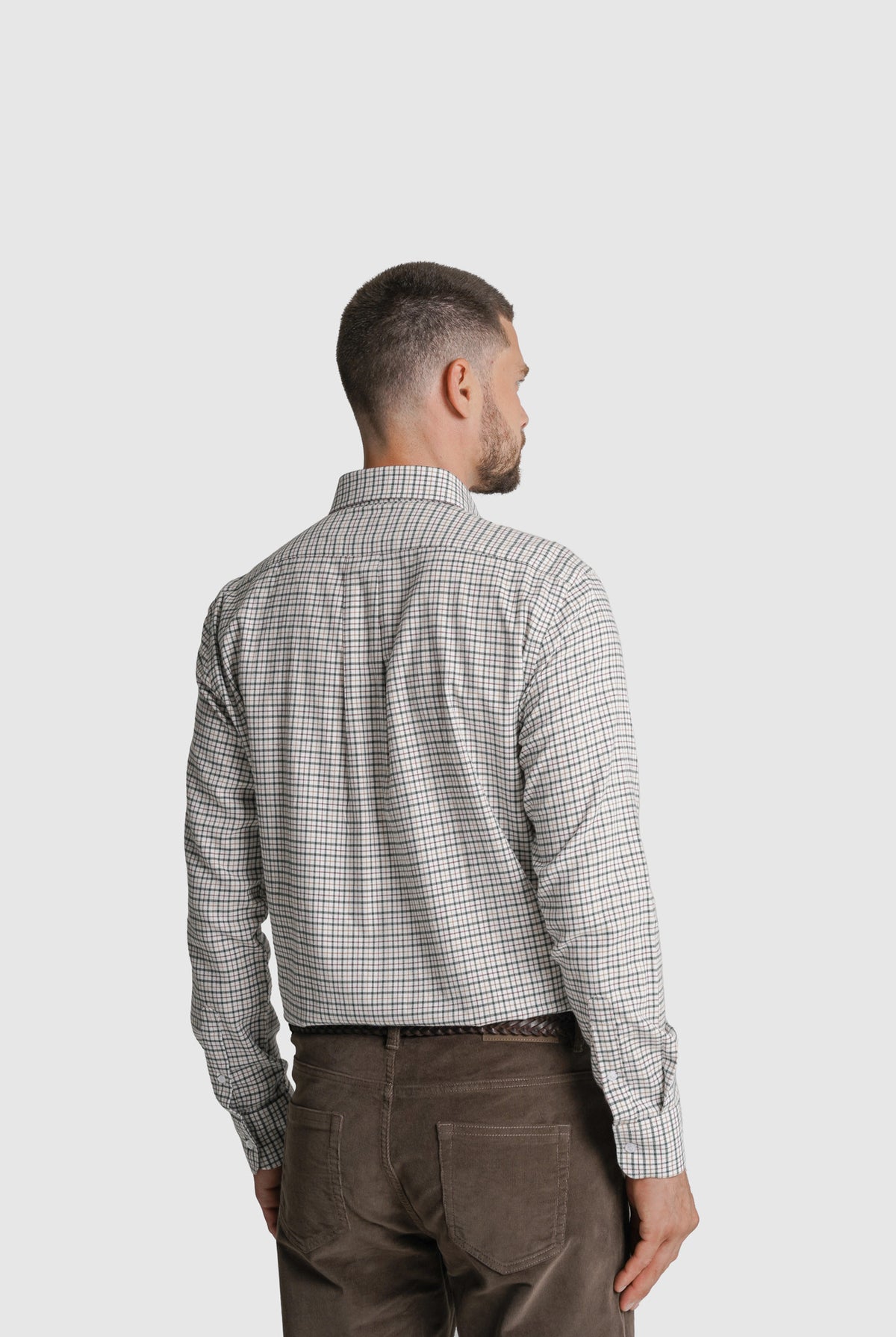 CAMISA FLANELA REGULAR FIT VERDE AO QUADRADO MR. BLUE