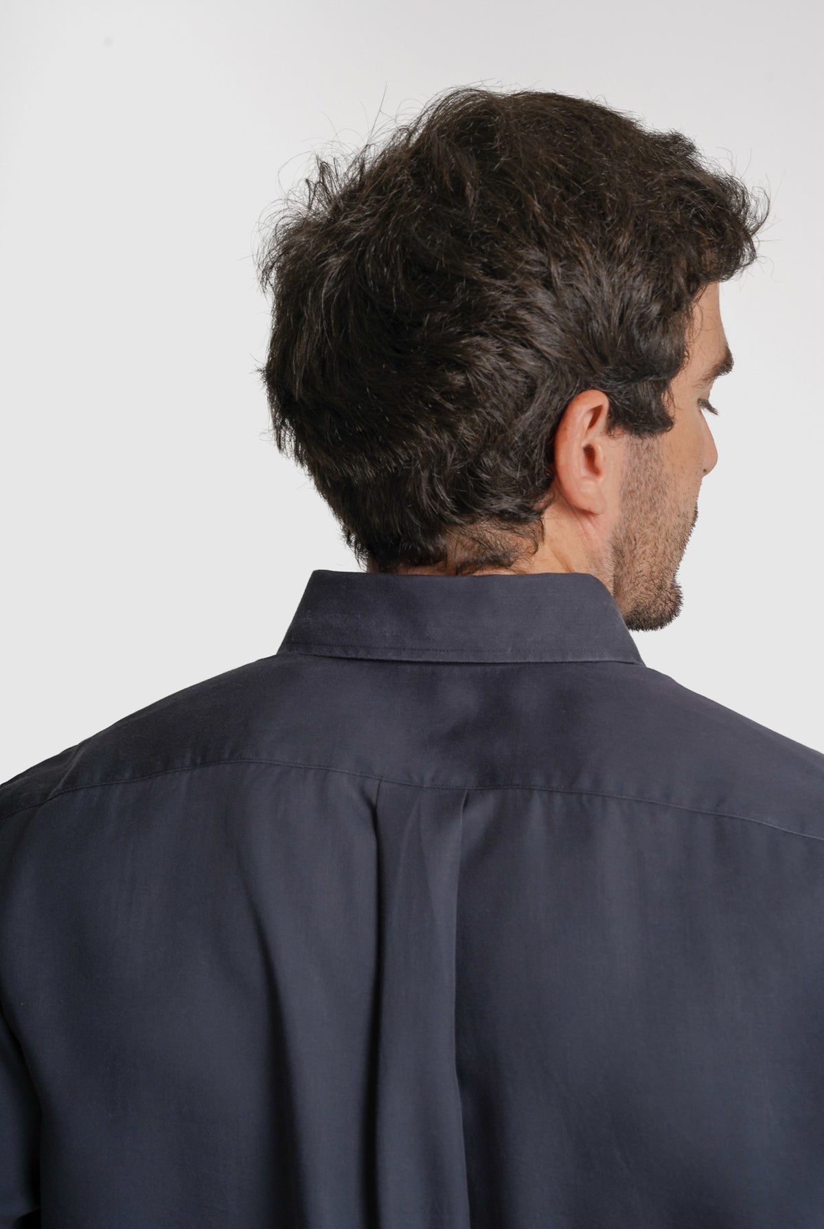 CAMISA TWILL REGULAR FIT CINZENTA LISA MR. BLUE
