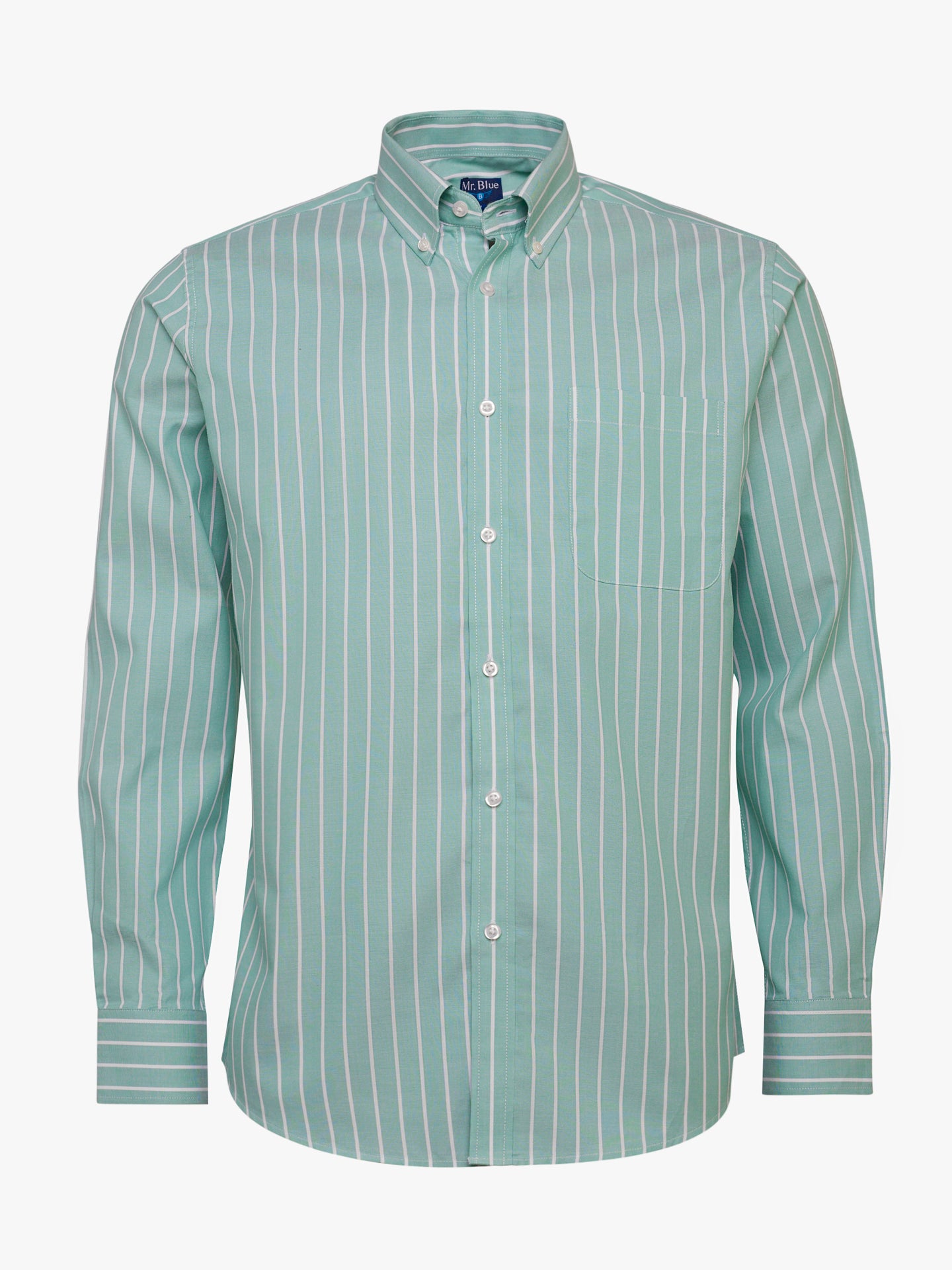 Camisa Oxford Corte Regular Mr. Blue Verde