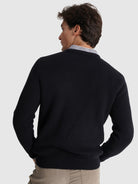 BLUE COTTON PULLOVER LONG SLEEVE REGULAR FIT MR. BLUE