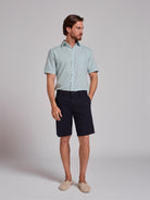 BLUE COTTON BERMUDA REGULAR FIT MR. BLUE