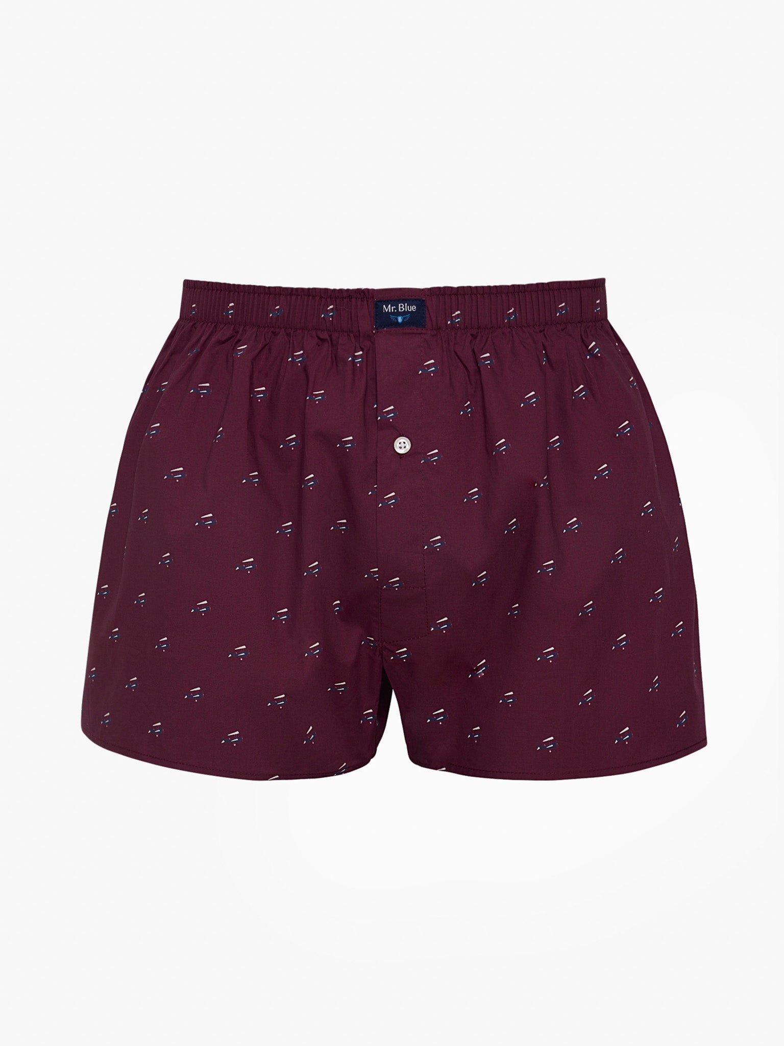 BOXERS BURDEOS CLASSIC FIT MR. AZUL