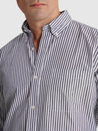 CAMISA ALGODÓN AZUL MANGA LARGA REGULAR FIT MR. AZUL