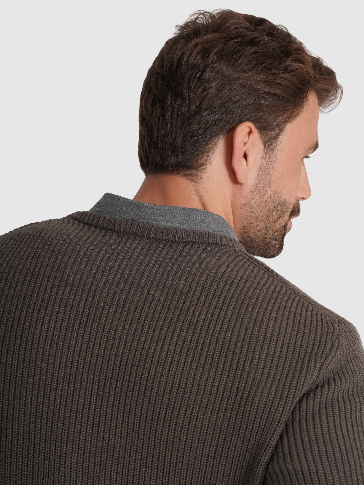 PULLOVER ALGODÃO VERDE MANGA COMPRIDA REGULAR FIT MR. BLUE