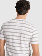 CAMISETA ALGODÓN VERDE MANGA CORTA REGULAR FIT MR. AZUL