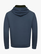 SUDADERA REGULAR FIT AZUL CON CAPUCHA MR. AZUL