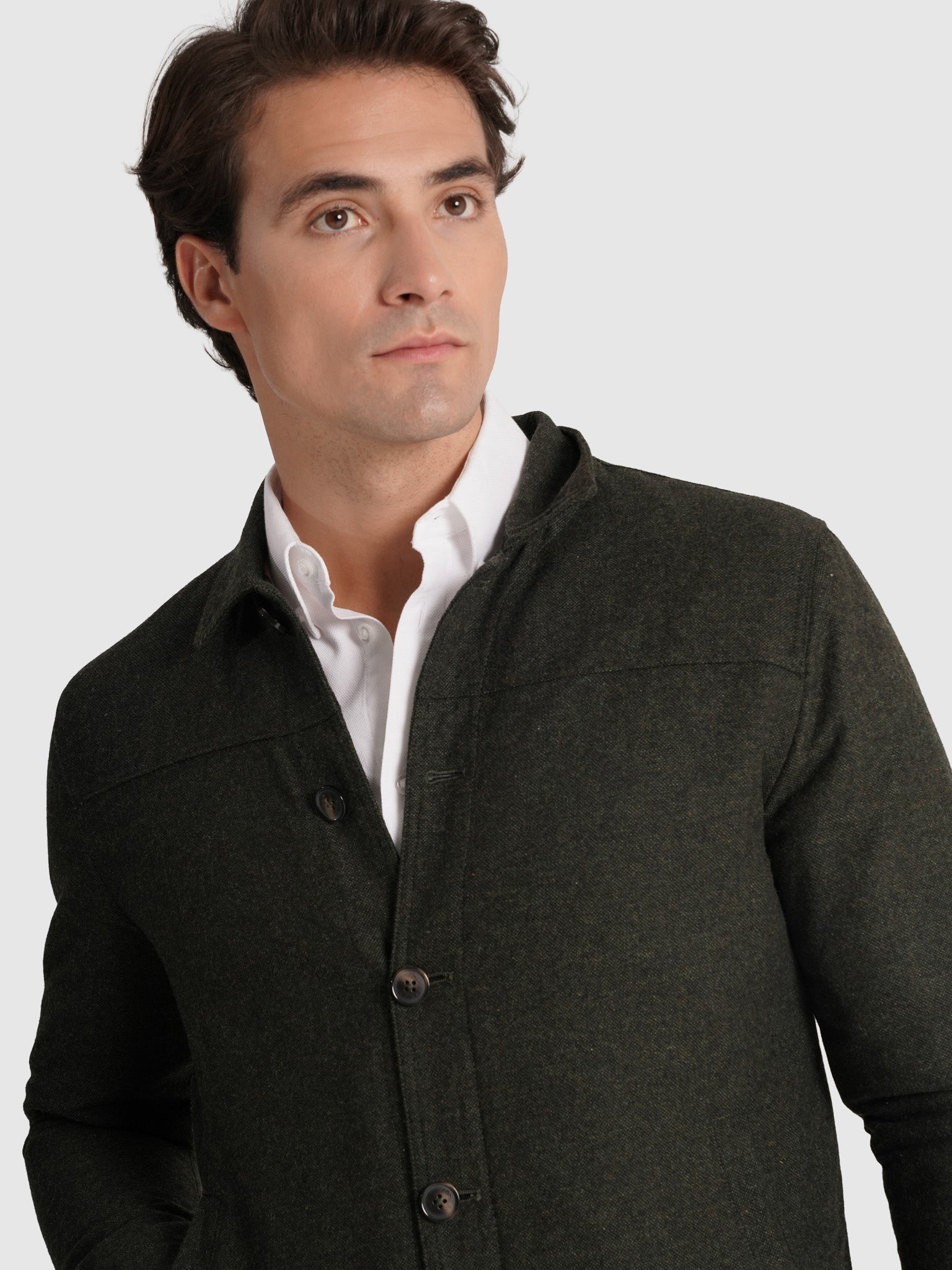 CHAQUETA VERDE REGULAR FIT MR. AZUL