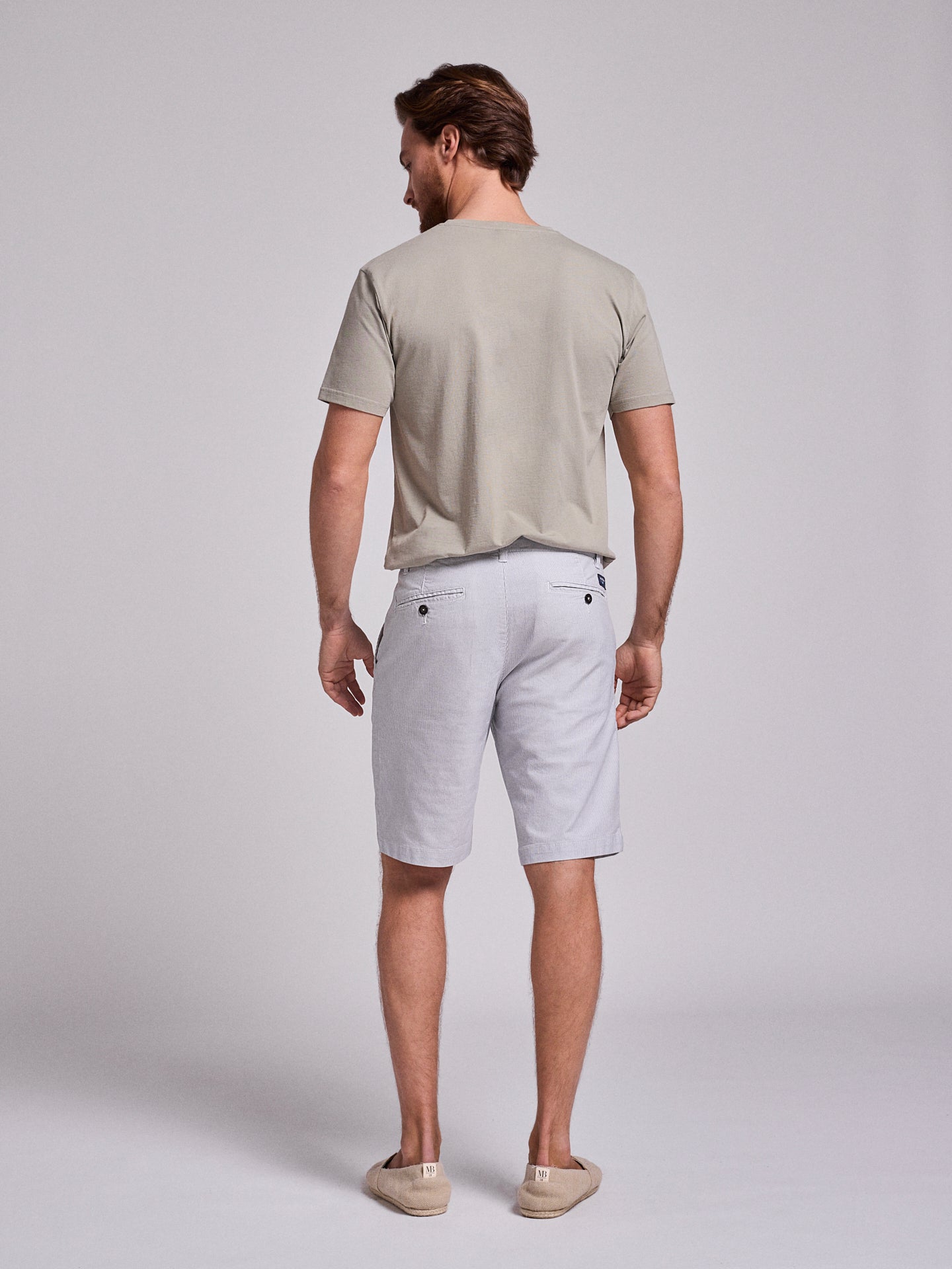 BLUE COTTON BERMUDA REGULAR FIT MR. BLUE