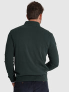 GREEN CASHMERE PULLOVER LONG SLEEVE REGULAR FIT MR. BLUE