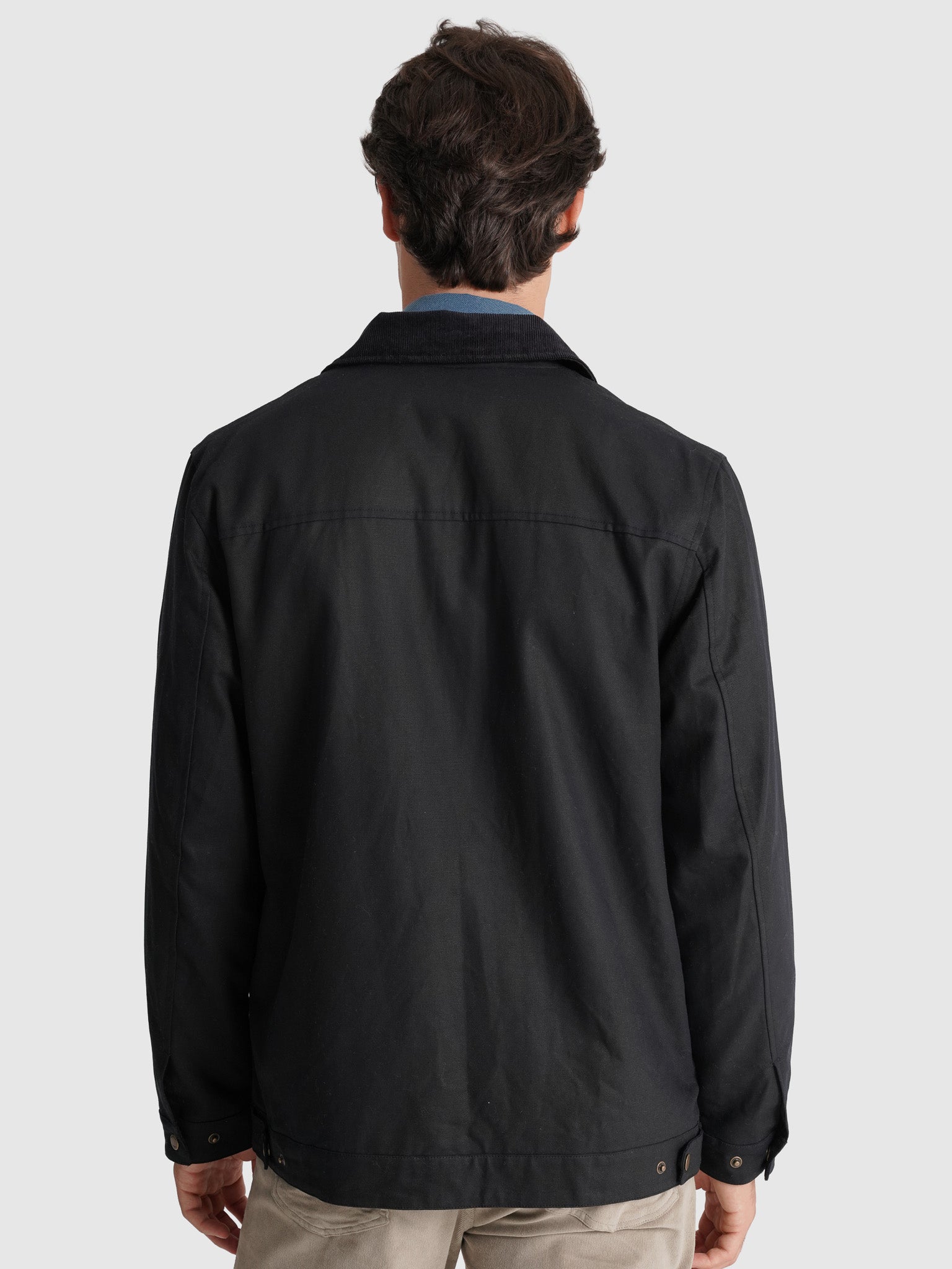 BLUE OVERCOATER LONG SLEEVE REGULAR FIT MR. BLUE