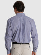 CAMISA ALGODÃO AZUL MANGA COMPRIDA REGULAR FIT MR. BLUE