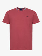 CAMISETA BURDEOS MANGA CORTA REGULAR FIT MR. AZUL