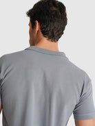 POLO AZUL MANGA CURTA REGULAR FIT MR. BLUE