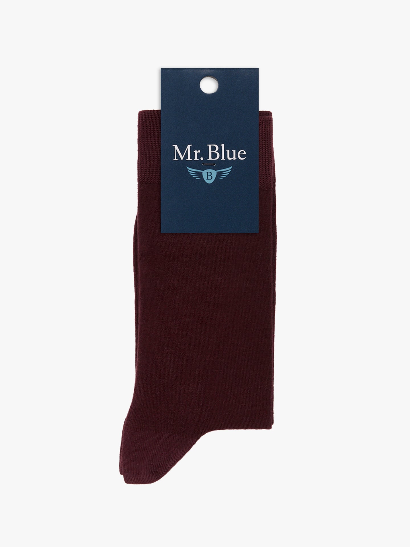 CALCETINES MR BURDEOS AZUL