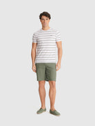 CAMISETA ALGODÓN VERDE MANGA CORTA REGULAR FIT MR. AZUL
