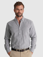 CAMISA FRANELA VERDE MANGA LARGA REGULAR FIT MR. AZUL