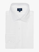 CAMISA ALGODÃO BRANCA MANGA COMPRIDA CLASSIC FIT MR. BLUE