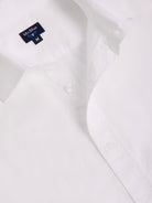 CAMISA ALGODÃO BRANCA MANGA COMPRIDA SLIM FIT MR. BLUE