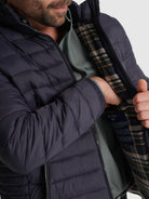 BLUE QUILTED JACKET MR. BLUE