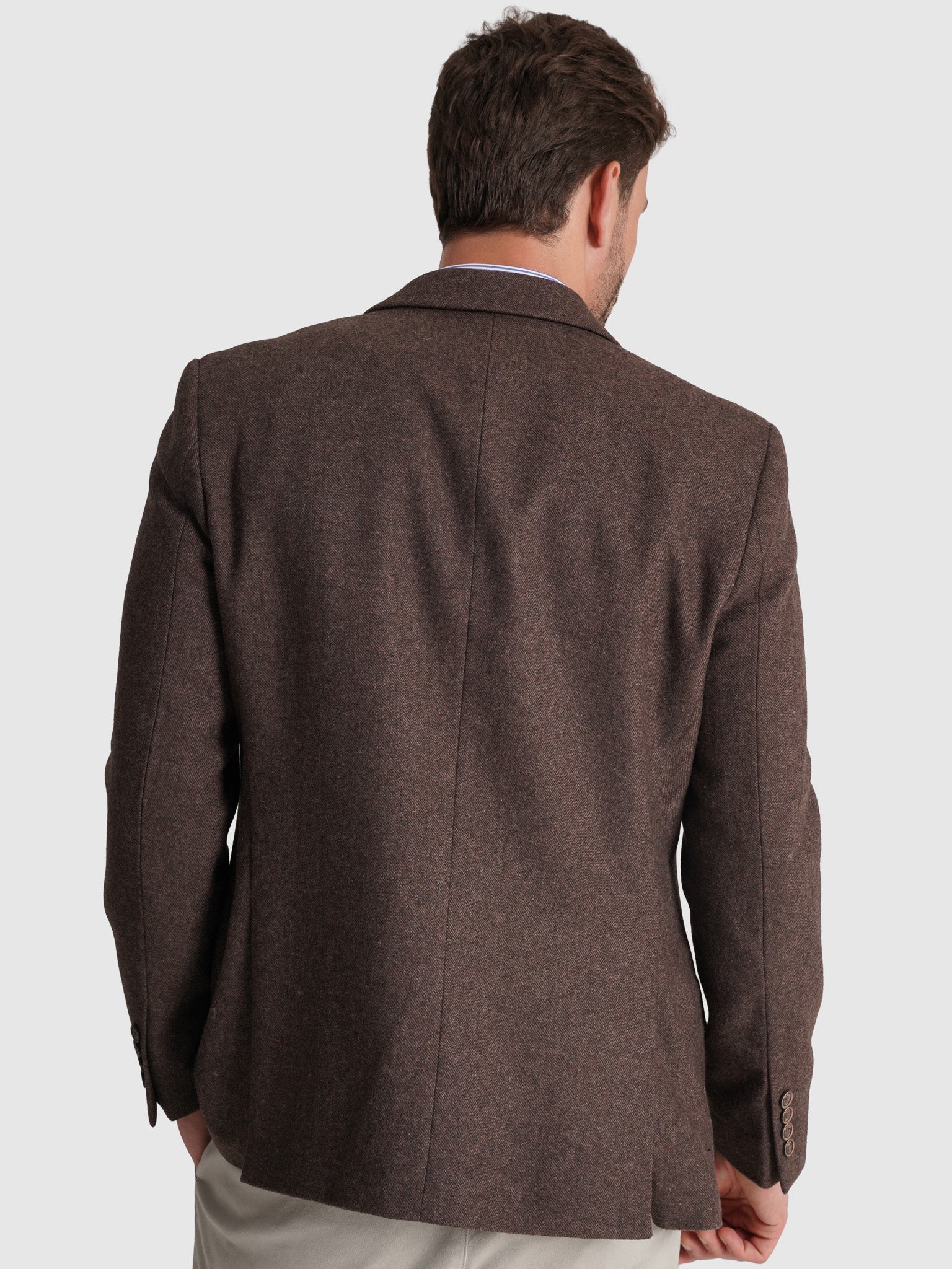 REGULAR FIT BROWN BLAZER MR. BLUE
