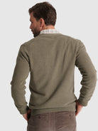 JERSEY DE LANA VERDE MANGA LARGA REGULAR FIT MR. AZUL