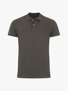 POLO ALGODÃO VERDE MANGA CURTA REGULAR FIT MR. BLUE
