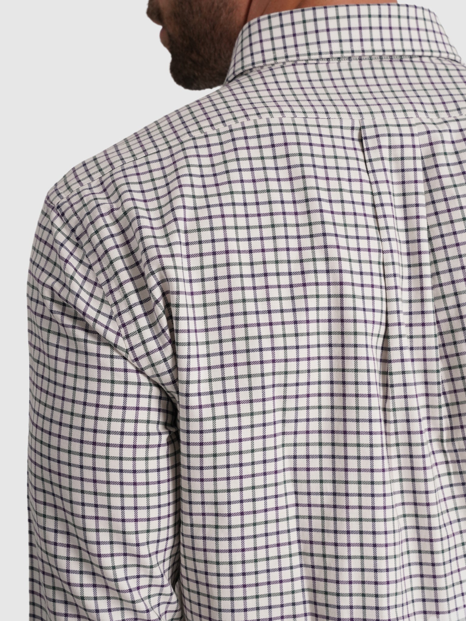 CAMISA ALGODÓN VERDE MANGA LARGA REGULAR FIT MR. AZUL