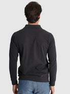 POLO ALGODÓN AZUL MANGA LARGA REGULAR FIT MR. AZUL