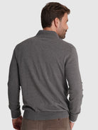 JERSEY DE CASHMERE GRIS MANGA LARGA REGULAR FIT MR. AZUL