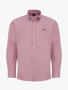 CAMISA FRANELA ROJA MANGA LARGA REGULAR FIT MR. AZUL